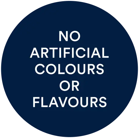 No artifical colours or flavours